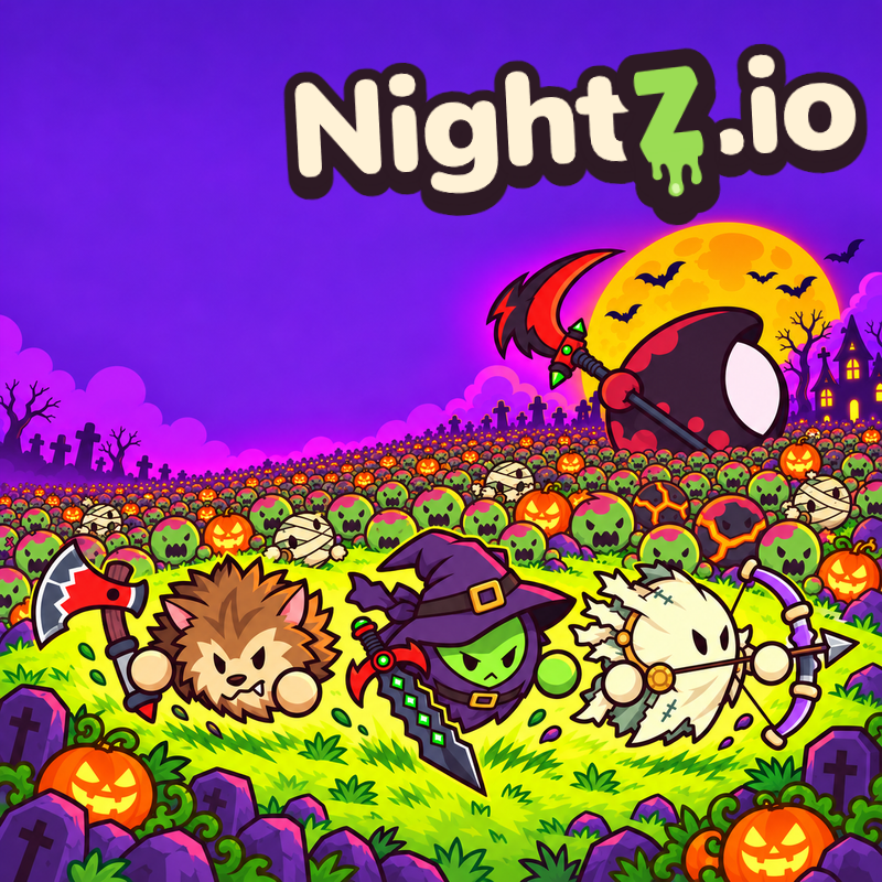 Square cover: the NightZ.io title over the Horde Rush key art