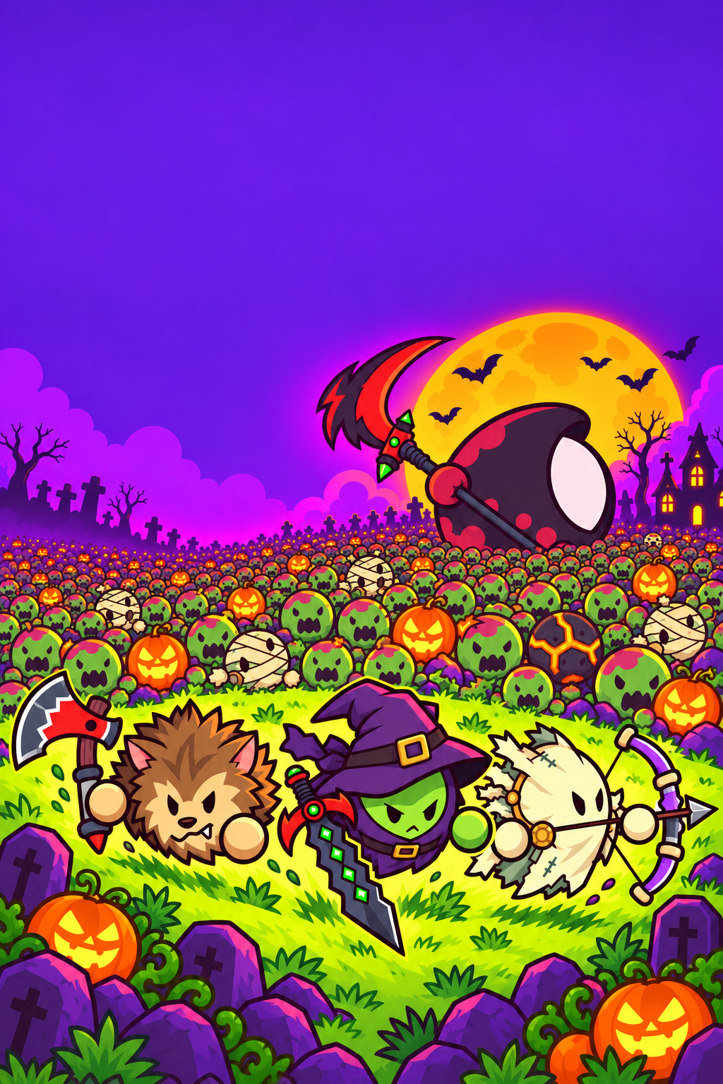 Horde Rush key art without title, portrait crop of the same scene